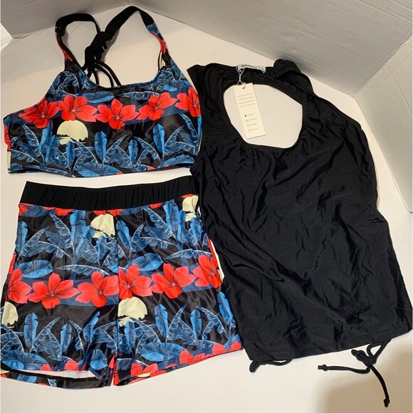 Jasambac 3 piece swimsuit  Size M  New with tags - Picture 1 of 10